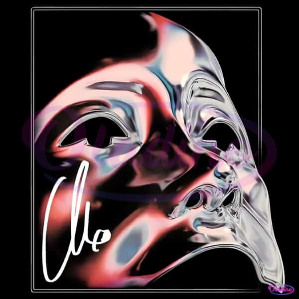 The Weeknd Chrome Mask Retro Album Art Aesthetic PNG
