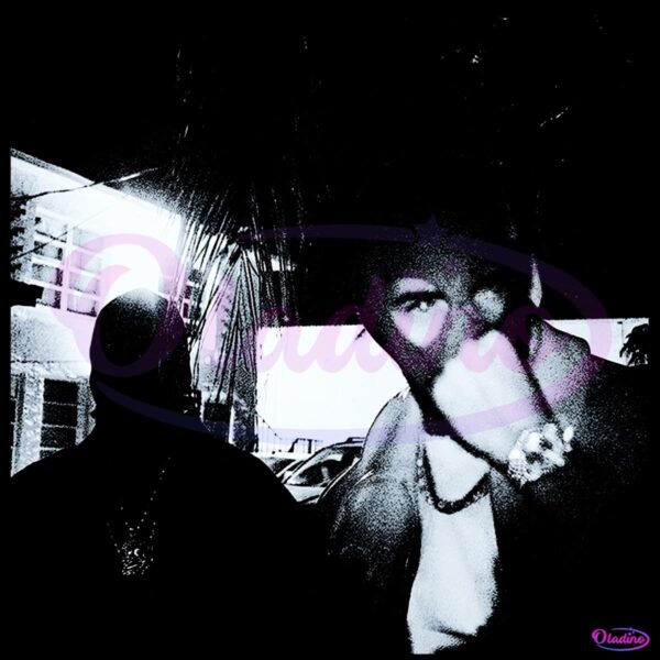 Travis Scott Jackboys Monochrome Rap Album Cover Style Streetwear PNG