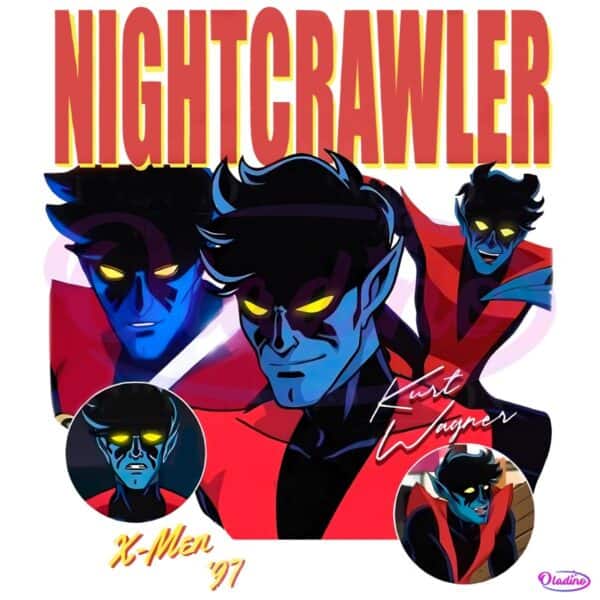 Vintage Nightcrawler Kurt Wagner X Men 97 Mutant Marvel Comic PNG