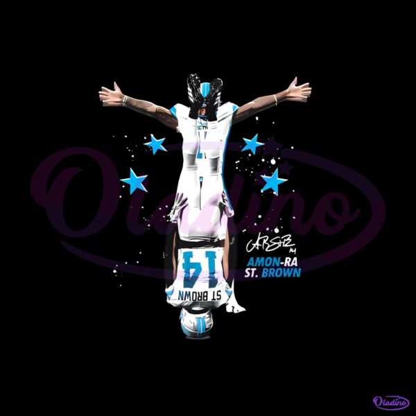 Amon Ra St Brown Detroit Lions Nfl Wide Receiver PNG