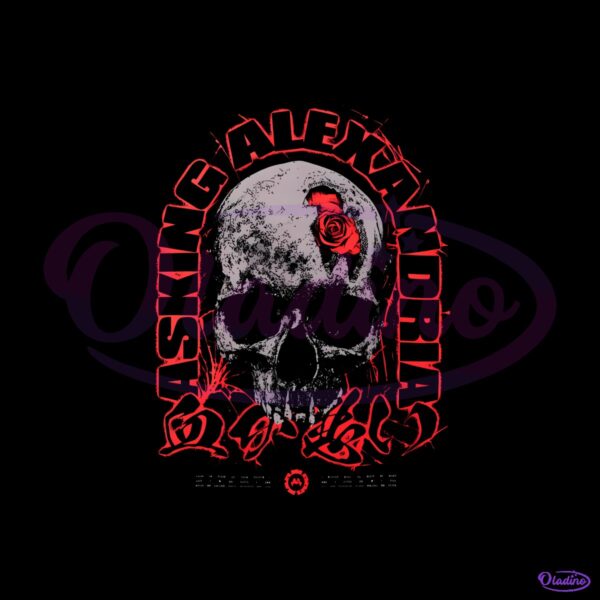 Asking Alexandria Bad Blood Skull PNG