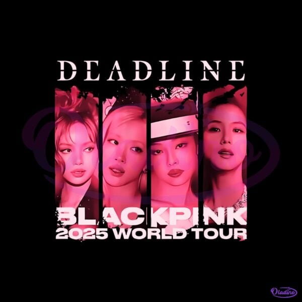 Blackpink Deadline 2025 World Tour Portrait PNG