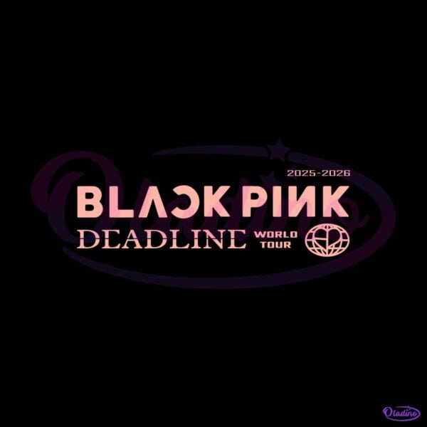 Blackpink Deadline World Tour 2025 2026 City List SVG