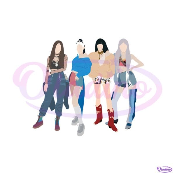 Blackpink How You Like That Dance Fashion PNG
