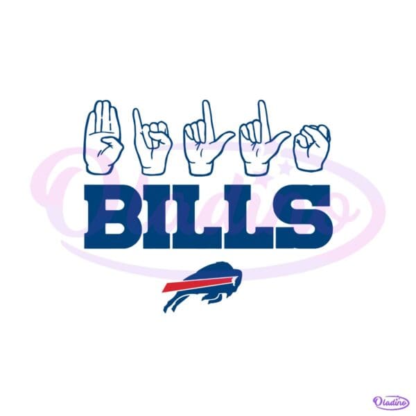 Buffalo Bills Homage Youth Love Sign SVG