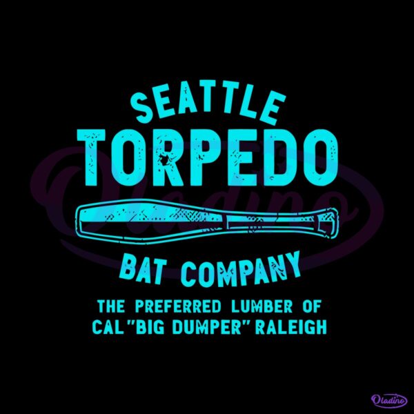 Cal Raleigh Seattle Torpedo Bat Company SVG