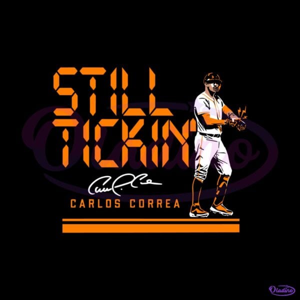 Carlos Correa Still Tickin Baseball SVG
