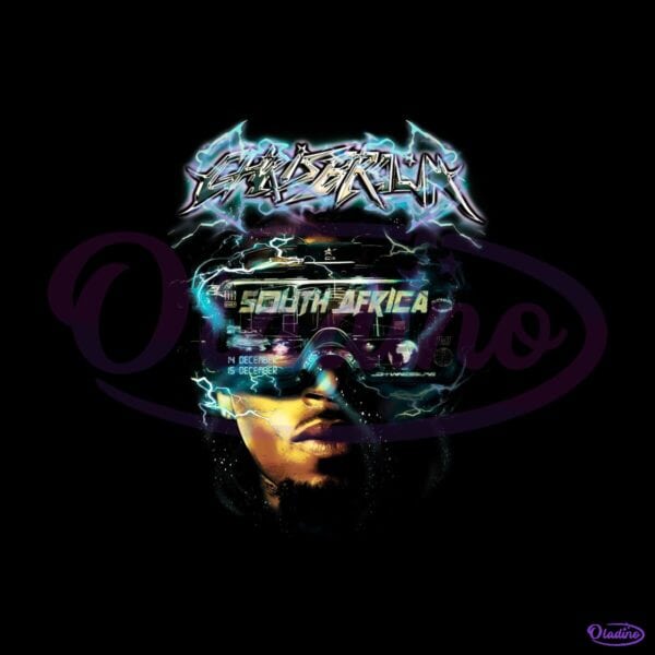 Chris Brown Speed Runner South Africa Tour Dates Cyberpunk PNG