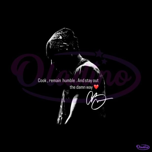 Cook And Remain Humble Chris Brown Tour Quote PNG
