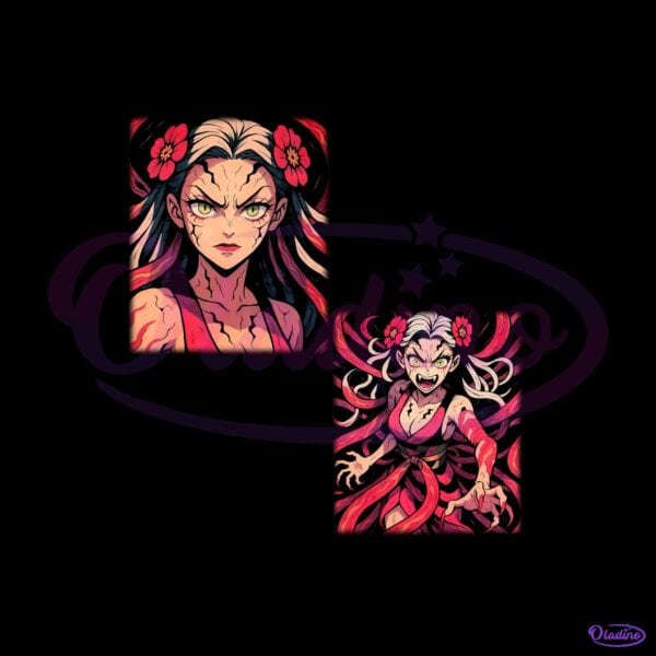 Demon Slayer Kimetsu No Yaiba Daki Upper Moon Six PNG