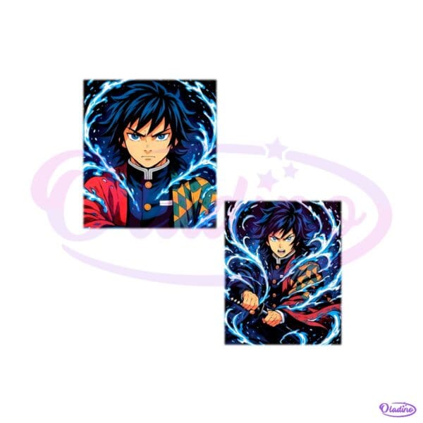 Demon Slayer Kimetsu No Yaiba Giyu Tomioka Water Hashira PNG
