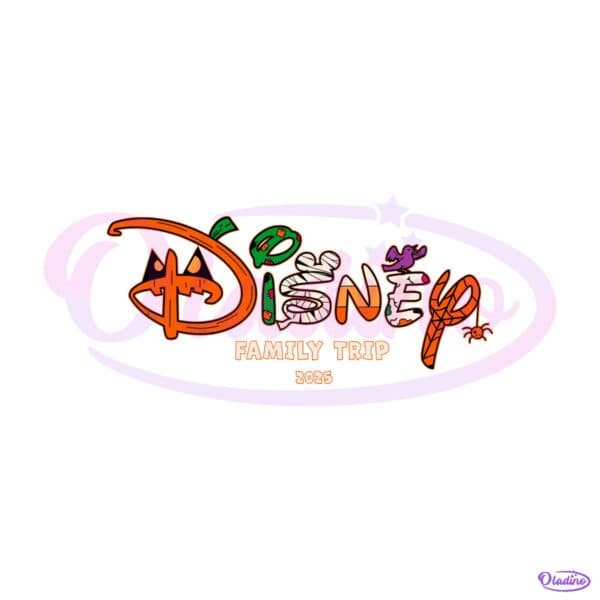 Disney Family Trip 2025 Halloween Matching Vacation SVG