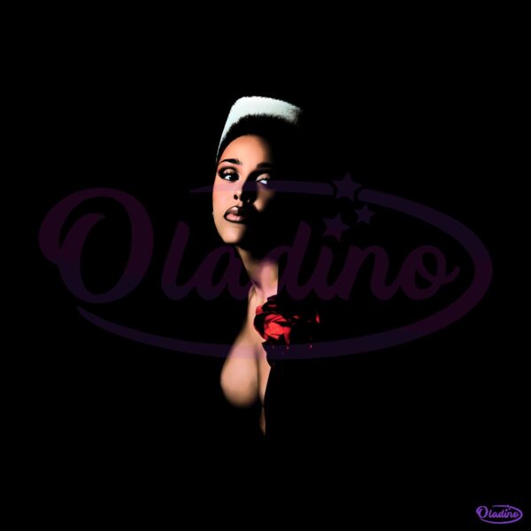 Doja Cat Vintage Rose Retro Glamour Fashion Illustration PNG