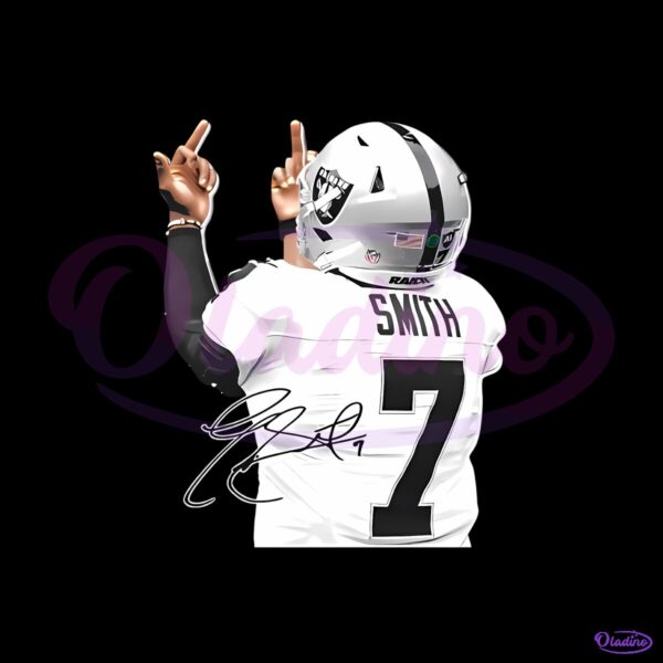 Geno Smith Las Vegas Raiders Nfl Quarterback PNG