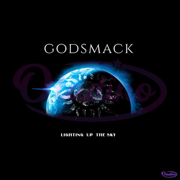 Godsmack Lighting Up The Sky Album Cover Space Rock Band PNG