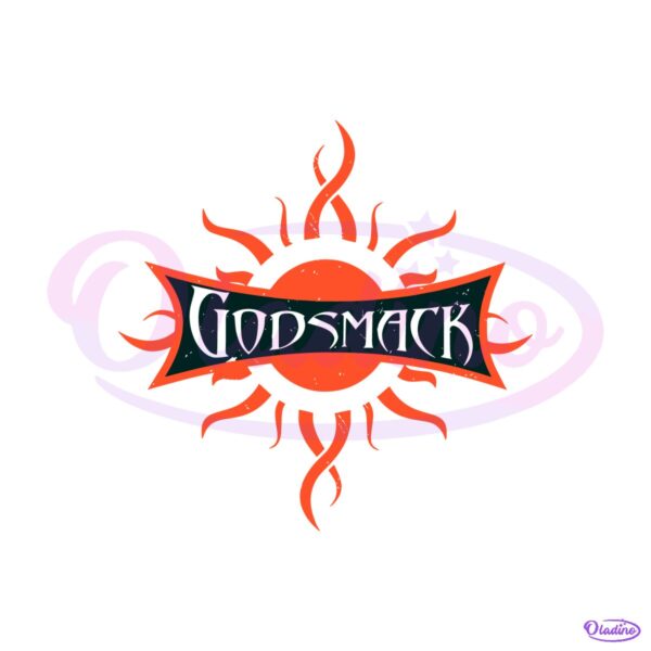 Godsmack Tribal Sun Logo Vintage Rock Band SVG