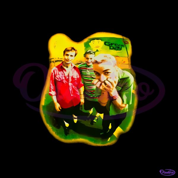 Green Day Mugshot Rebels Vintage Band Photo PNG