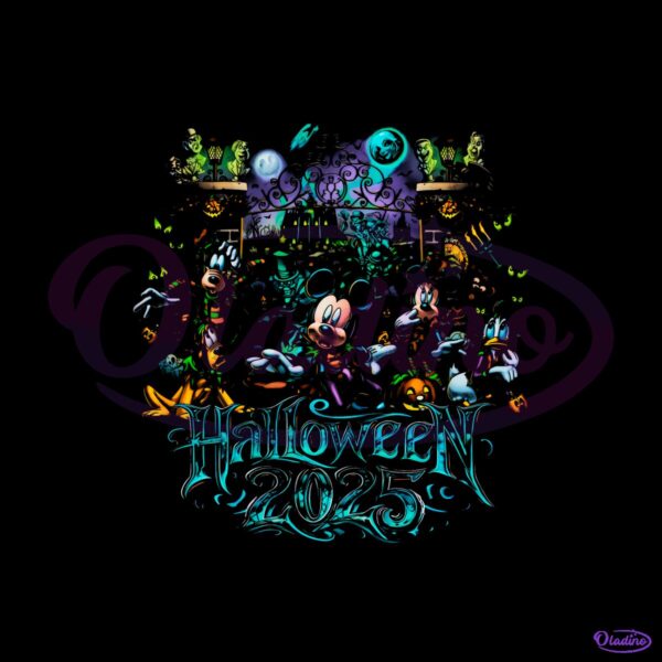 Halloween Mickey And Friends Haunted Mansion PNG