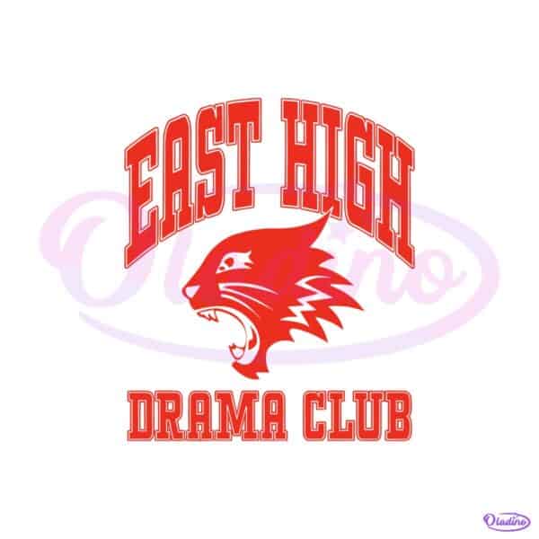 High School Musical East High Wildcats Drama Club Varsity Style SVG