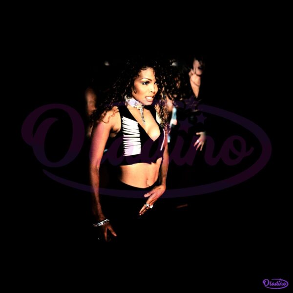 Janet Jackson Dance Performance Iconic Pop Diva Stage Legend PNG