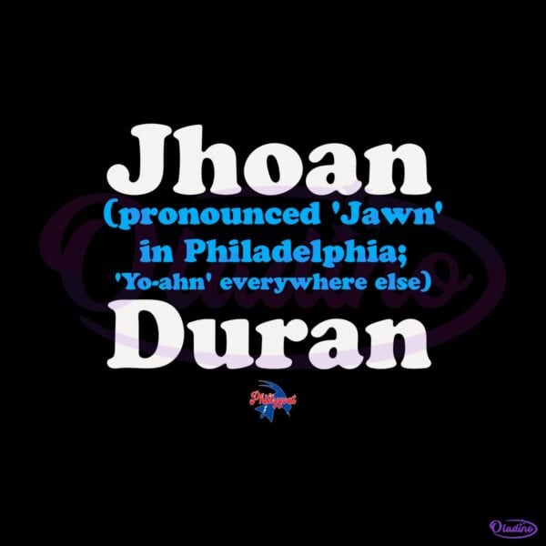 Jhoan Duran Funny Philadelphia Jawn Baseball Player SVG