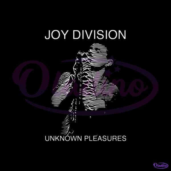 Joy Division Unknown Pleasures Retro Band Aesthetic SVG