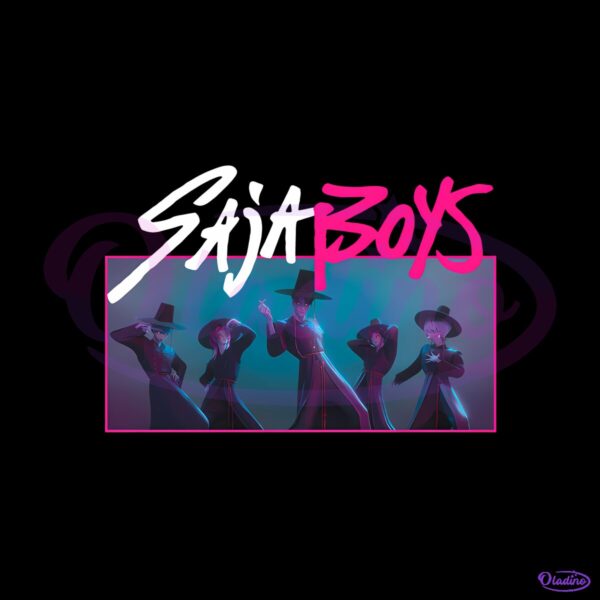 Kpop Demon Hunters Demon Saja Boys Comfort Colors PNG