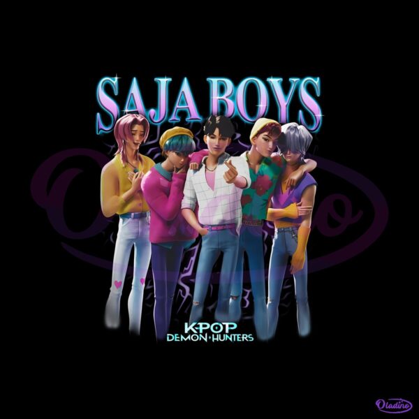 Kpop Demon Hunters Saja Boys Heartthrob Comfort Colors PNG