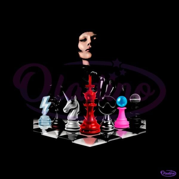 Lady Gaga Chessboard Queen Concept Art PNG