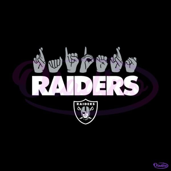 Las Vegas Raiders Homage Youth Love Sign SVG