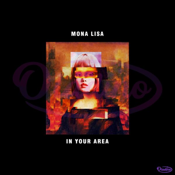 Lisa Blackpink Mona Lisa In Your Area Glitch Art PNG