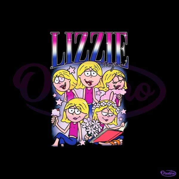 Lizzie Mcguire Multi Face Ice Cream Reading Flowers Cute Cartoon PNG