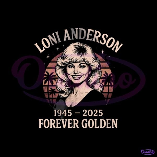 Loni Anderson Forever Golden Sunset Tribute Memorial PNG