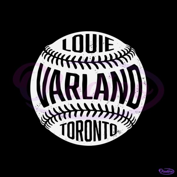 Louie Varland Toronto Vintage Baseball SVG