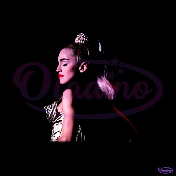 Madonna Blonde Ambition Tour Side Profile Gold Corset Concert PNG