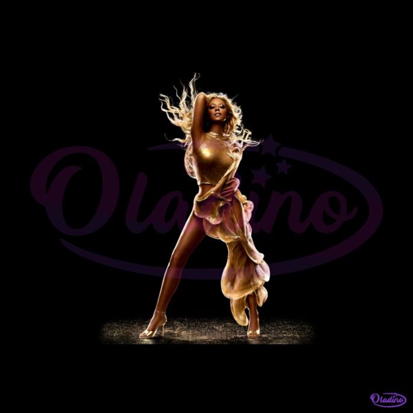 Mariah Carey Golden Goddess Pop Diva Retro Music Legend PNG