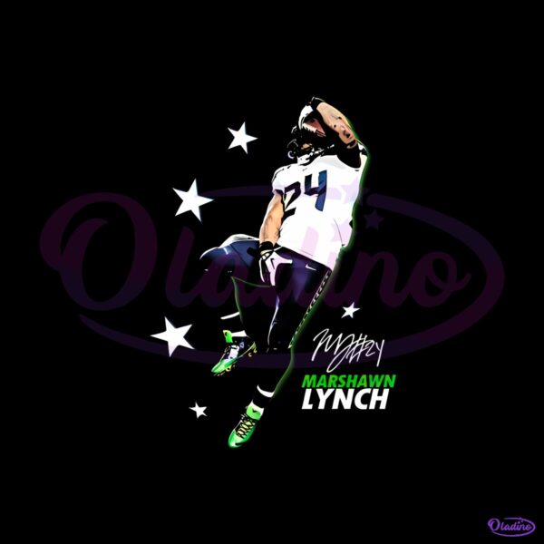 Marshawn Lynch Seahawks Nfl Running Back Beast Mode PNG