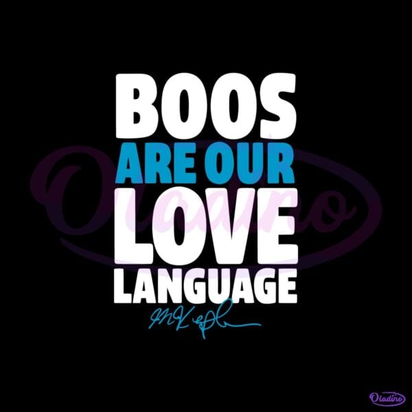 Max Kepler Boos Are Our Love Language Baseball SVG
