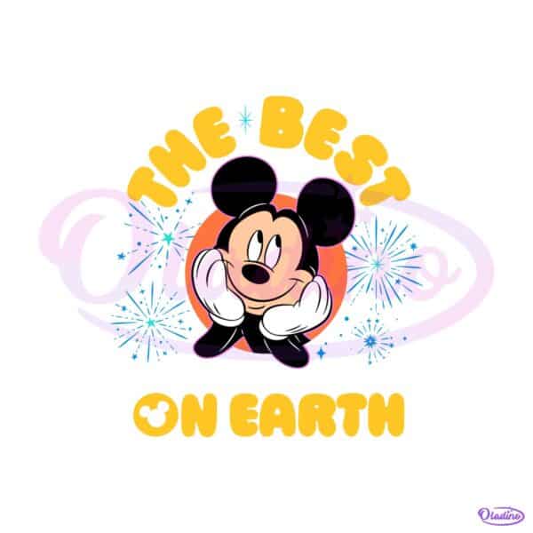 Mickey Mouse The Best On Earth Disney Parks SVG