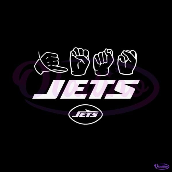 New York Jets Homage Youth Love Sign SVG