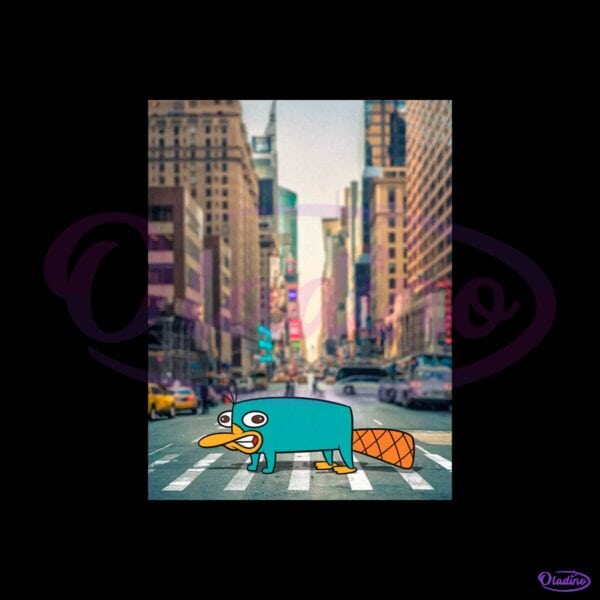 Perry The Platypus Street Style Crossover Phineas And Ferb PNG