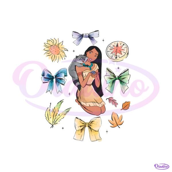 Pocahontas Bows Disney Princess PNG