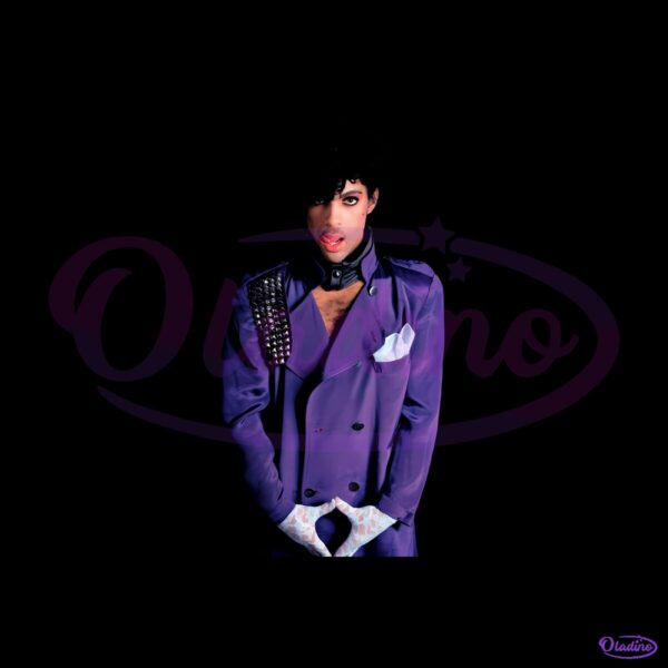 Prince Purple Suit Iconic Music Legend PNG