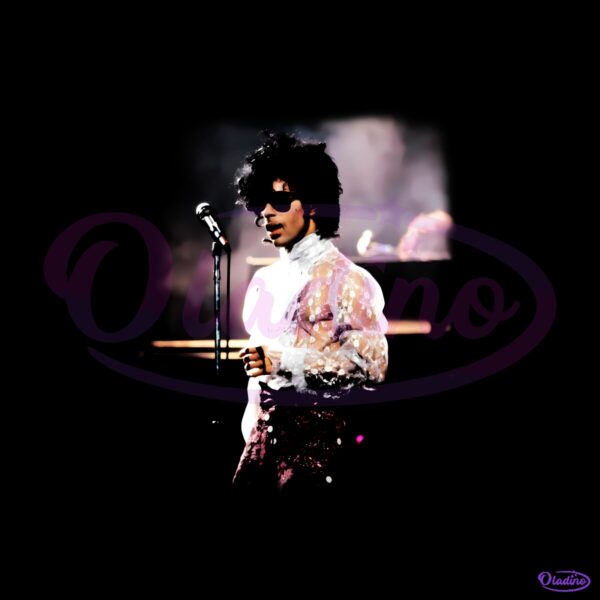 Prince Vintage Concert Style Iconic Music Legend PNG