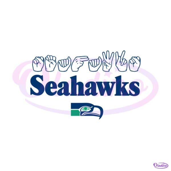 Seattle Seahawks Homage Youth Love Sign SVG