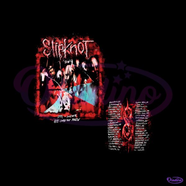 Slipknot 1999 Forever Here Comes The Pain Red Masked Band Photo PNG