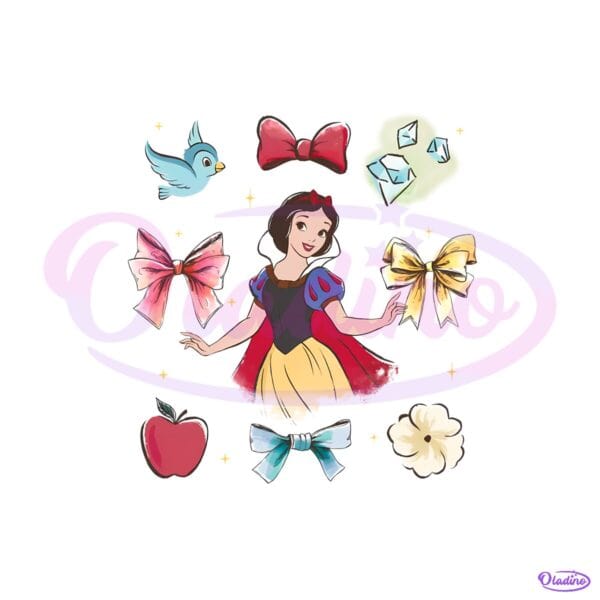 Snow White Bows Disney Princess PNG