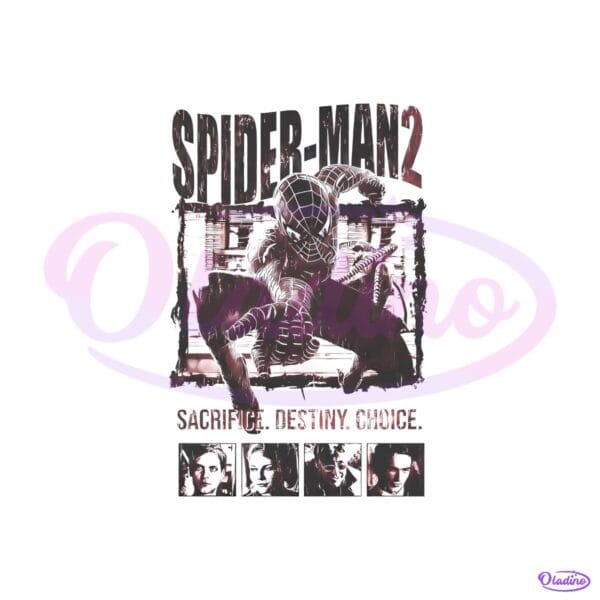 Spider Man 2 Vintage Tobey Maguire Marvel Superhero PNG