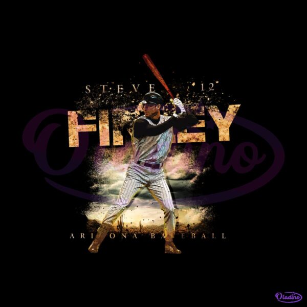 Steve Finley Arizona Baseball Desert Theme PNG