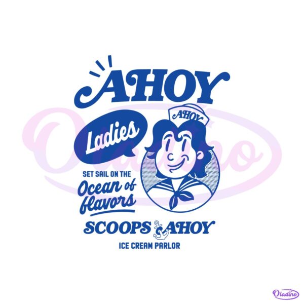 Stranger Things Scoops Ahoy  SVG
